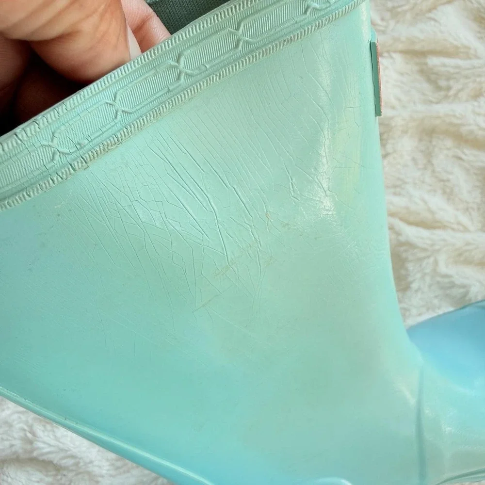 Hunter Kids Original Rain Boots Light Blue Size US 13B/1G